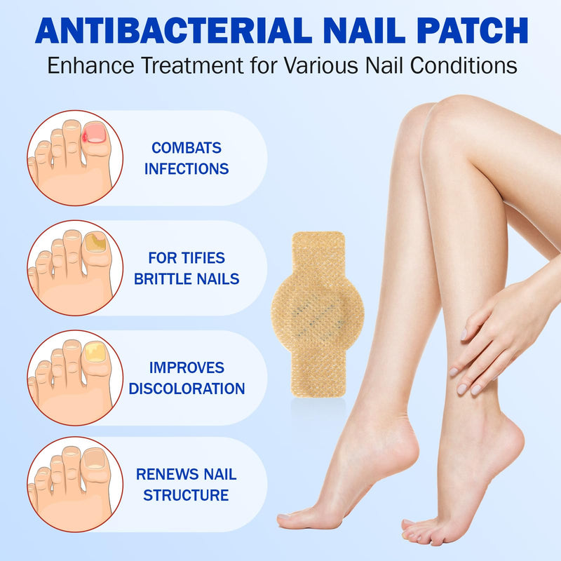 Cacukn Toenail Treatment Extra Strength Patches – Overnight Renewal (21 Pcs)