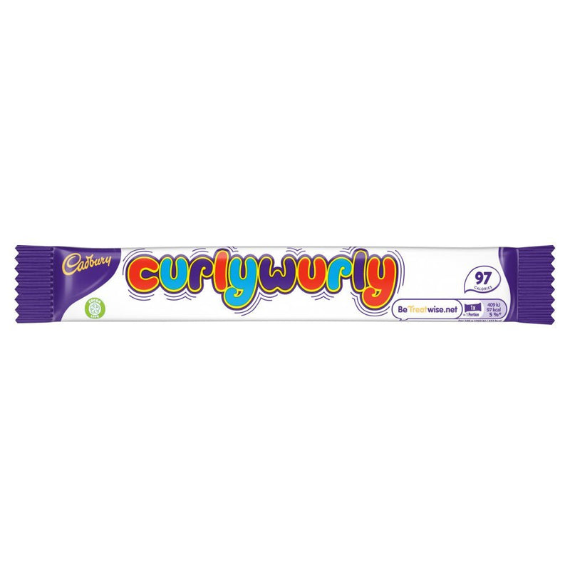 Cadbury Curly Wurly Chocolate Bar 21.5g (Case of 48)