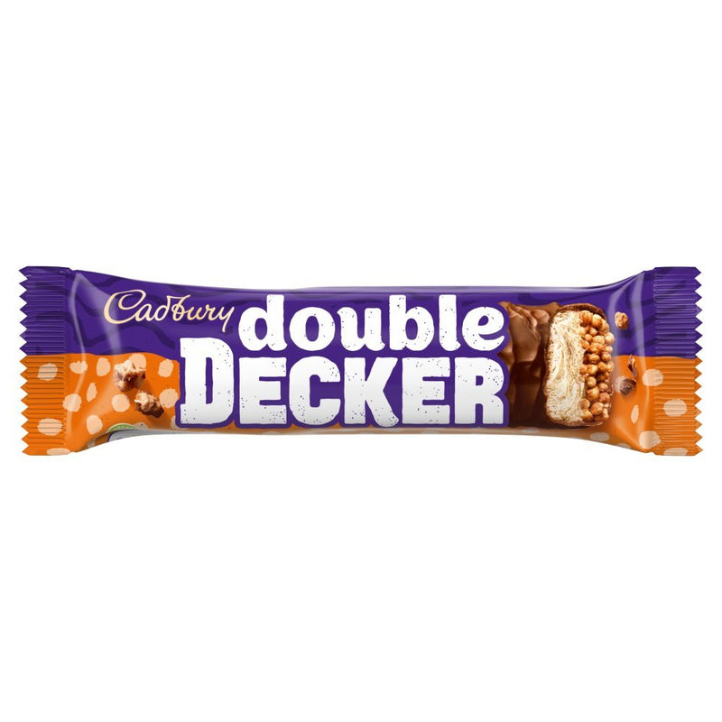 Cadbury Double Decker Chocolate Bar PMP 54.5g (Case of 48)