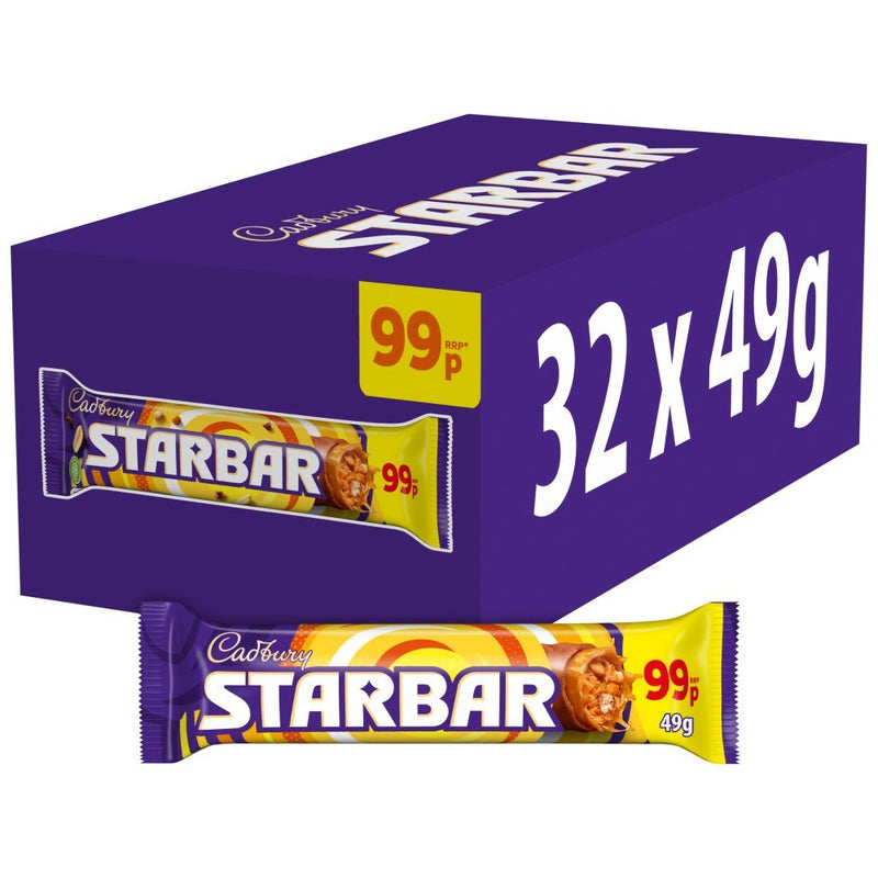 Cadbury Starbar Standard Bars PMP 49g (Case of 32)