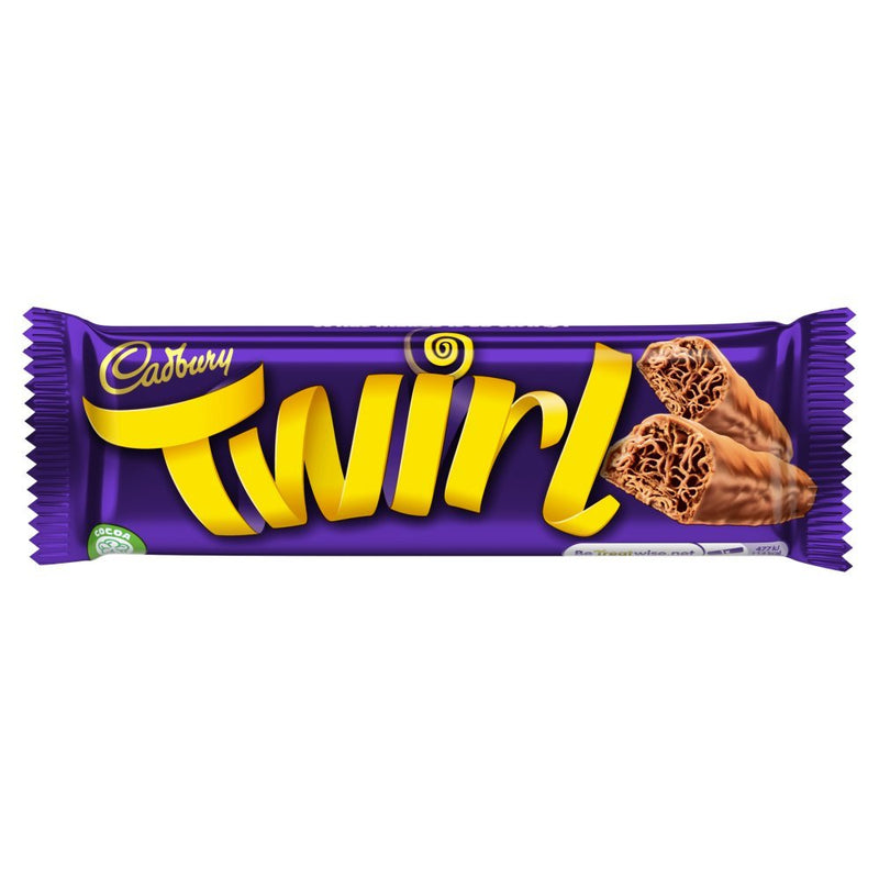 Cadbury Twirl Chocolate Bar 43g (Case of 48)