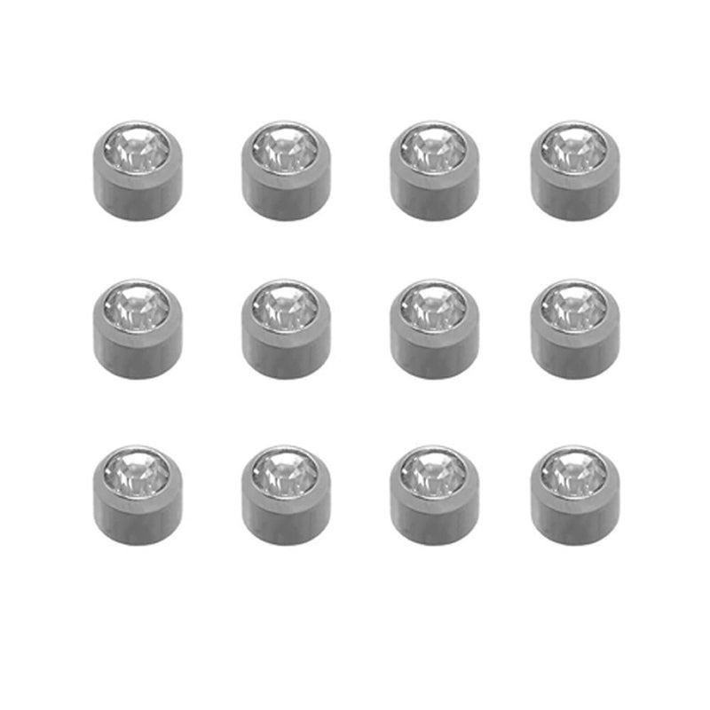 Caflon Original Piercing Studs 4mm – Regular Size (12 Pairs)