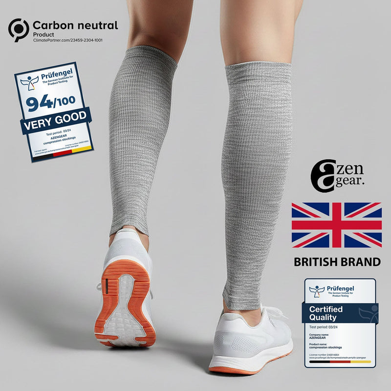 Calf Support Compression Sleeves (Pair) for Women, Men, Running, Shin Splints