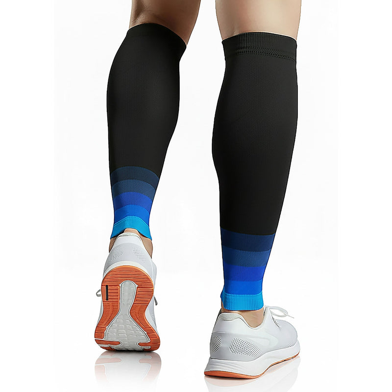 Calf Support Compression Sleeves (Pair) for Women, Men, Running, Shin Splints