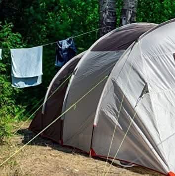 Reflective Tent Guy Ropes with Adjustable Tensioners 4pc