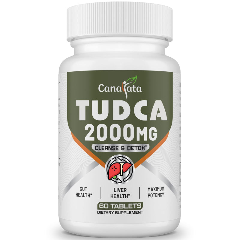 Canarata TUDCA 2000mg – Liver Detox & Bile Salts Support | 30 Days