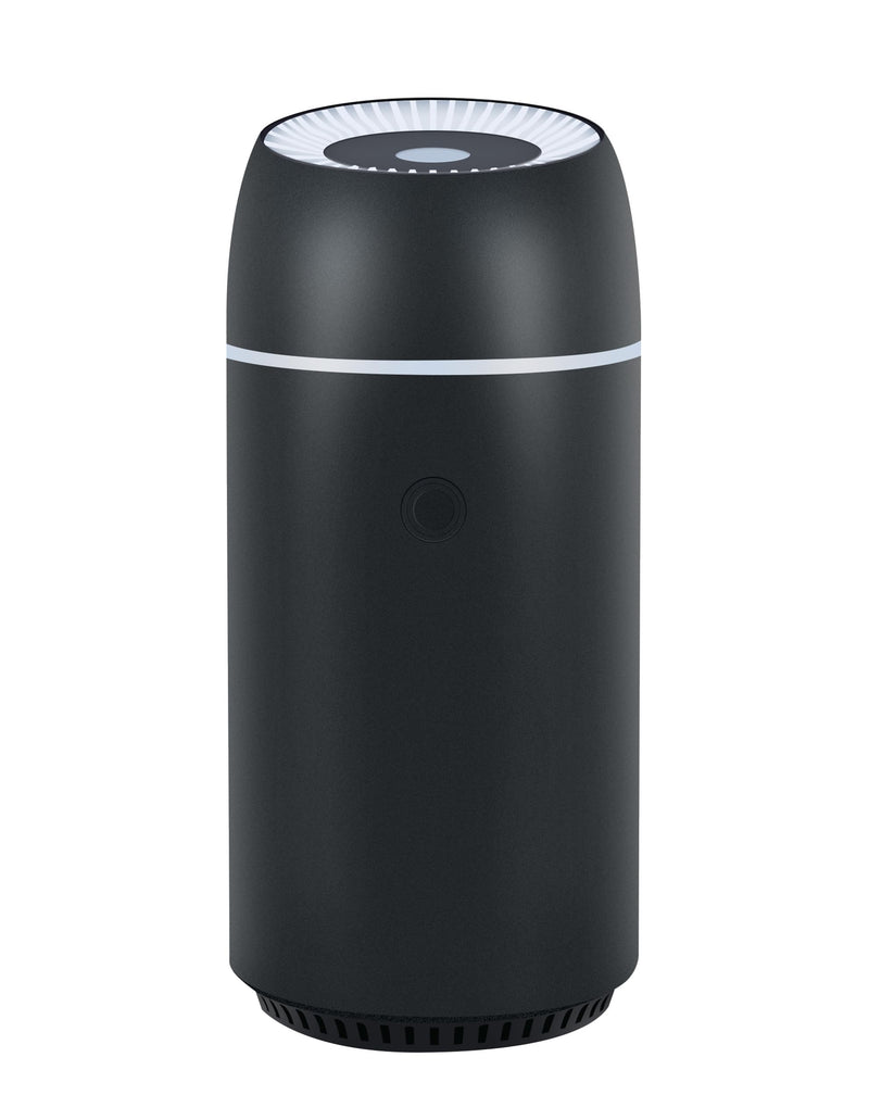 Car Diffuser for Essential Oils - Portable 100ml USB-C Ultrasonic Aromatherapy Diffuser with Colorful Lights (Black)