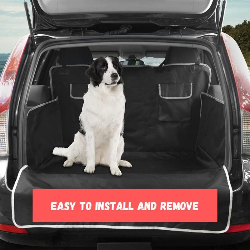 Waterproof Non Slip Car Boot Cover with Side Protection 600D