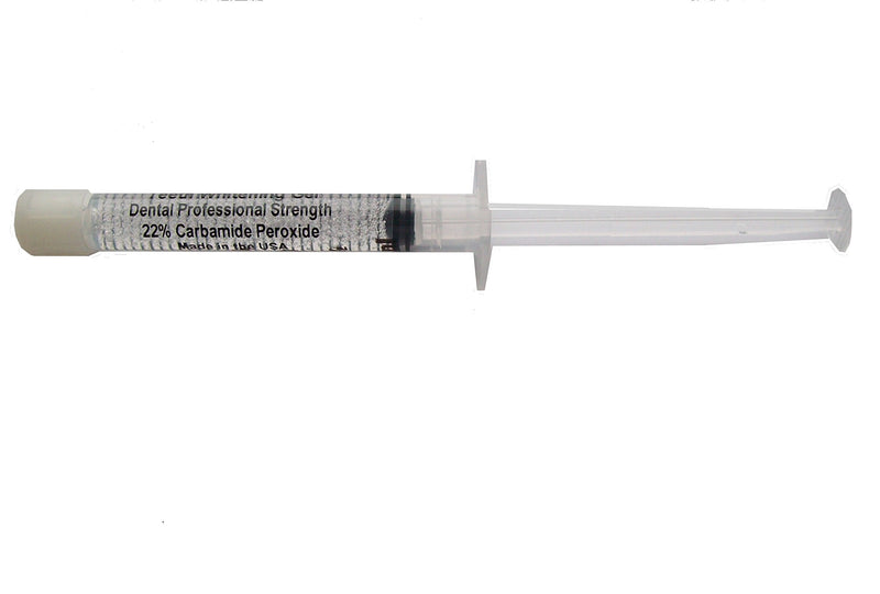 Teeth Whitening Gel Syringe Dispensers – 22% Carbamide Peroxide, 10 x 3ml Syringes