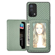 Carbon Fiber Magnetic Card Bag Phone Case, For OPPO A74 5G, For OPPO A78, For OPPO A94 5G, For OPPO Find X6 Pro - InStock