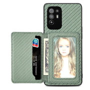 Carbon Fiber Magnetic Card Bag Phone Case, For OPPO A74 5G, For OPPO A78, For OPPO A94 5G, For OPPO Find X6 Pro - InStock