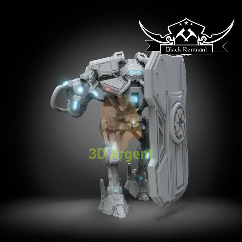 Carbonite War Droid - Black Remnant Star Wars Miniature