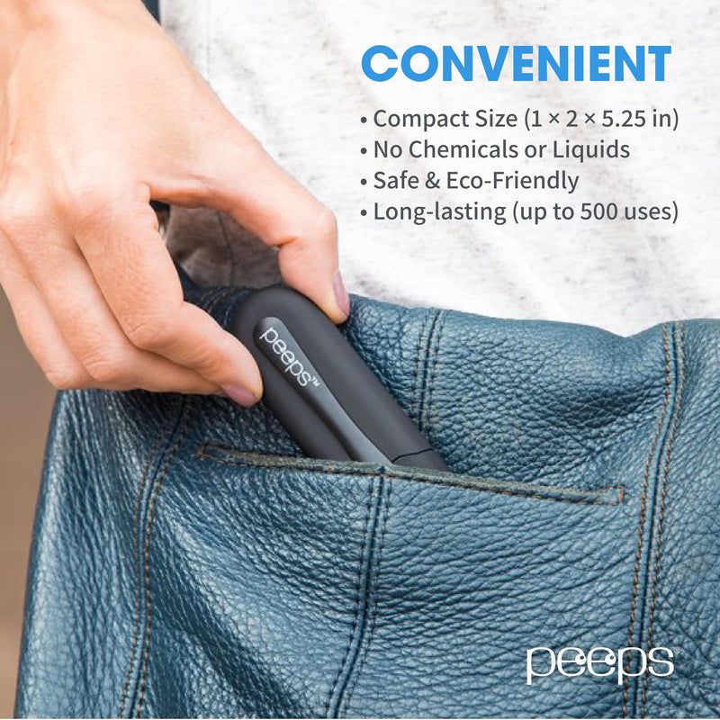 CarbonKlean Peeps Glasses Cleaner - Carbon Microfiber Tech (2 Count)