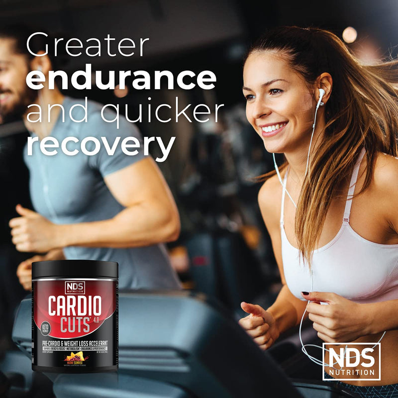 Cardio Cuts NDS Nutrition 4.0 Pre-Workout – Weight Loss & Fat Burn (Miami Sunrise, 40 Servings)