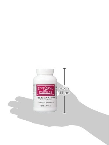 Cardiovascular Research Vitamin C-1000 Capsules – 120 Count, 1000 mg Vitamin C