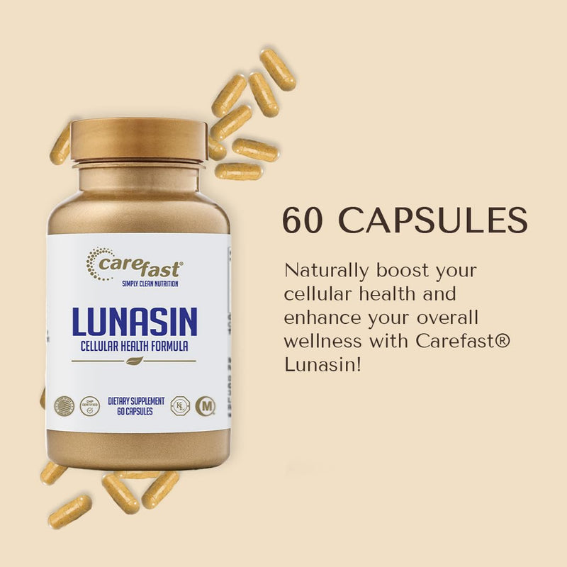 Carefast Lunasin│Cellular Health Supplement Vegan Friendly | Cardiovascular Wellness, Triple-Antioxidant Defense, and Epigenetic Support for Optimal Health