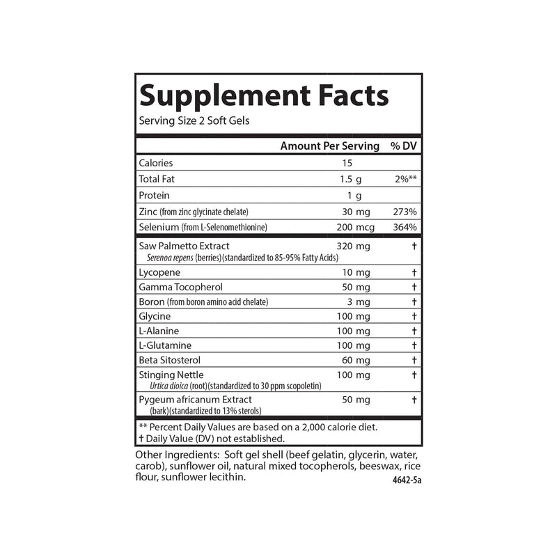 Carlson Nutra-Support Prostate – Saw Palmetto & Stinging Nettle, 90 Softgels