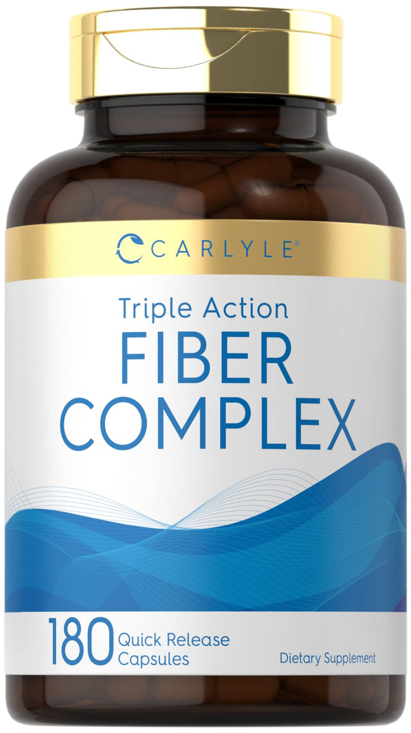 Carlyle Fiber Complex | 180 Capsules | Non-GMO Triple-Action Fiber