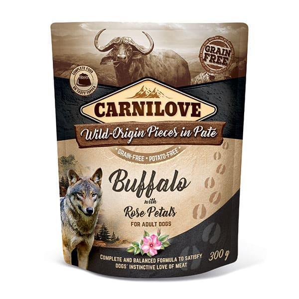 Carnilove Buffalo with Rose Petals Wet Dog Food 12 x 300g