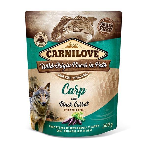 Carnilove Carp with Black Carrot Wet Dog Food 12 x 300g
