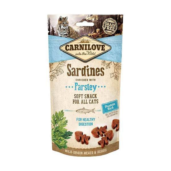Carnilove Sardine with Parsley Cat Treats 10 x 50g