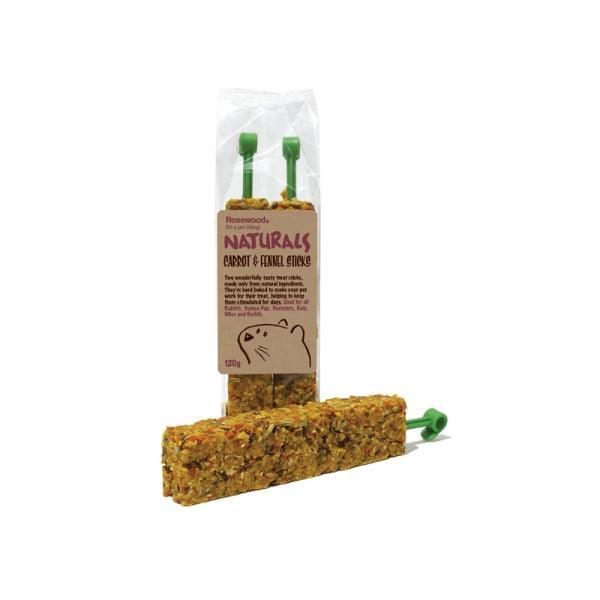Rosewood Naturals Carrot and Fennel Meadow Sticks 140g - Case of 8