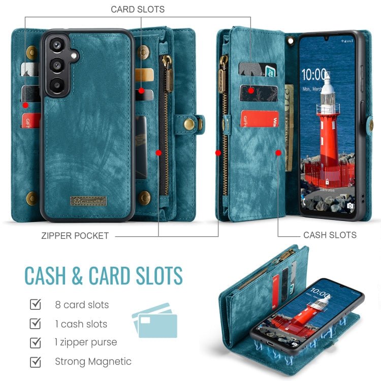 CaseMe 008 Detachable Multifunctional Leather Phone Case, For Samsung Galaxy A16 5G, For Samsung Galaxy A17 - InStock