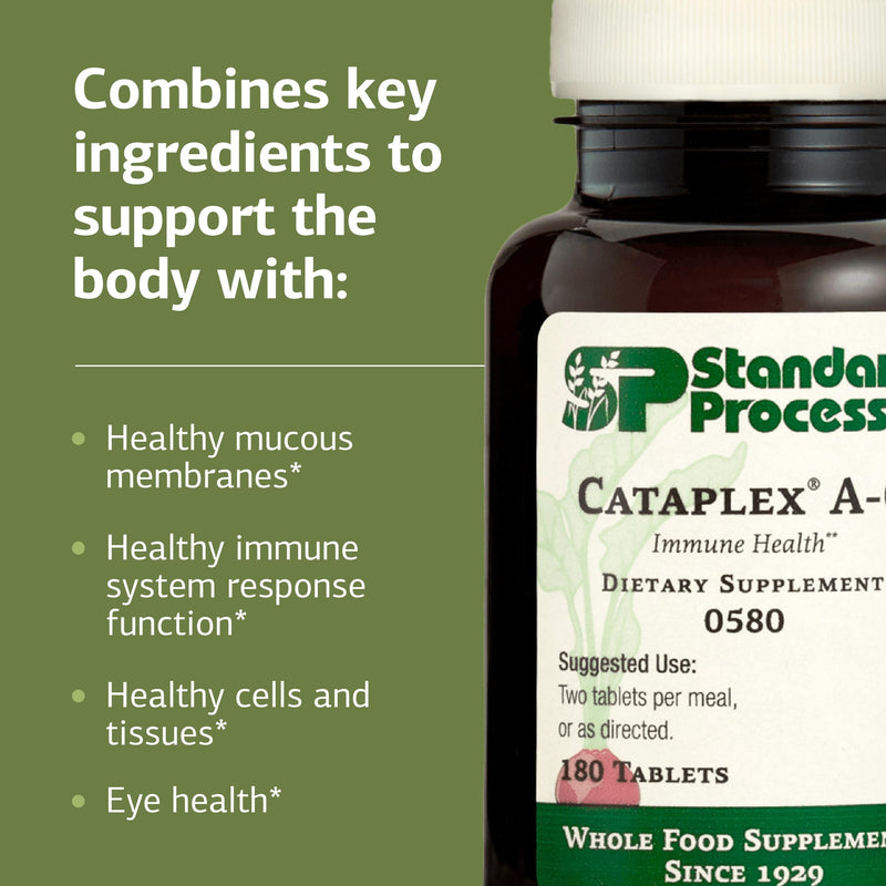 Cataplex A-C by Standard Process – Immune Support & Eye Health | 180 Tablets (90 Servings)