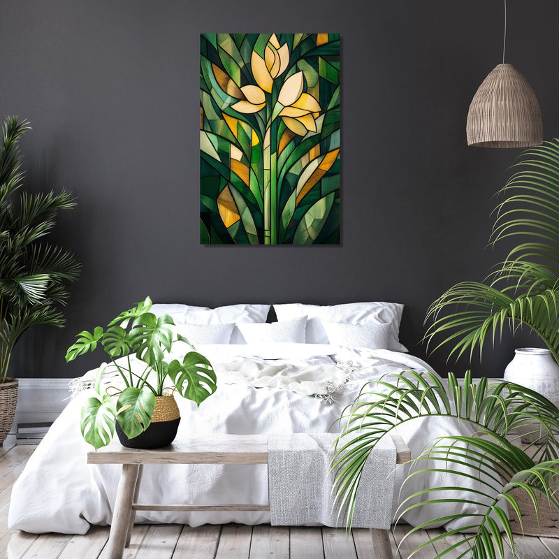 Leek and Daffodil Canvas