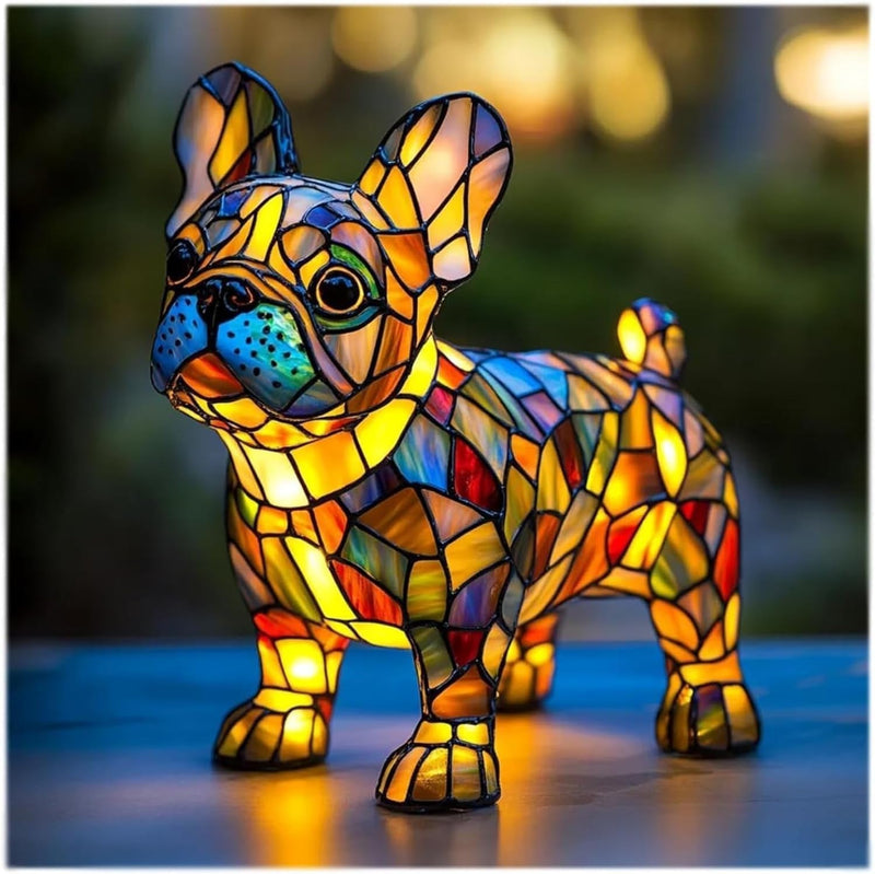 LED Small Night Lamp Art Animal Statue Creative Home Desktop Decoration