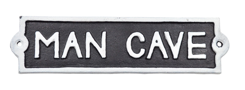 22CM ALUMINIUM MAN CAVE SIGN