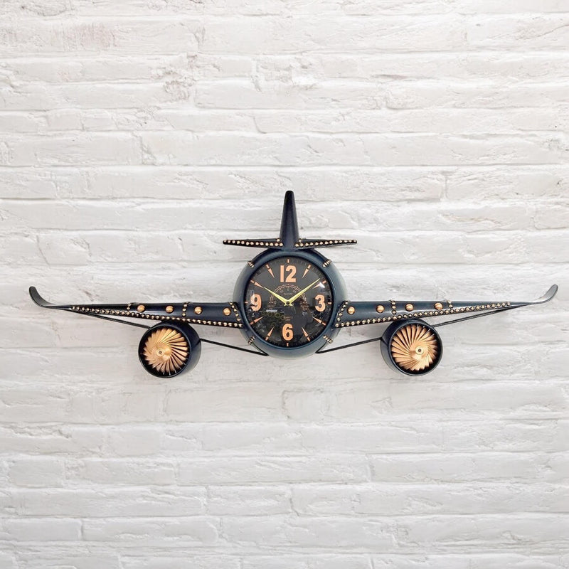 114CM AEROPLANE WALL  CLOCK