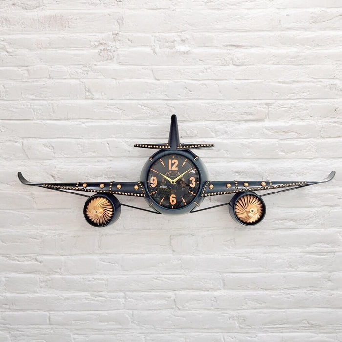 114CM AEROPLANE WALL  CLOCK