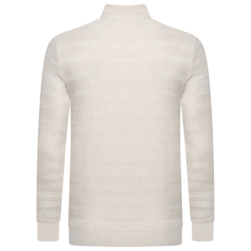 Crew Clothing Company Cashmere & Silk Blend Quarter Zip Jumper