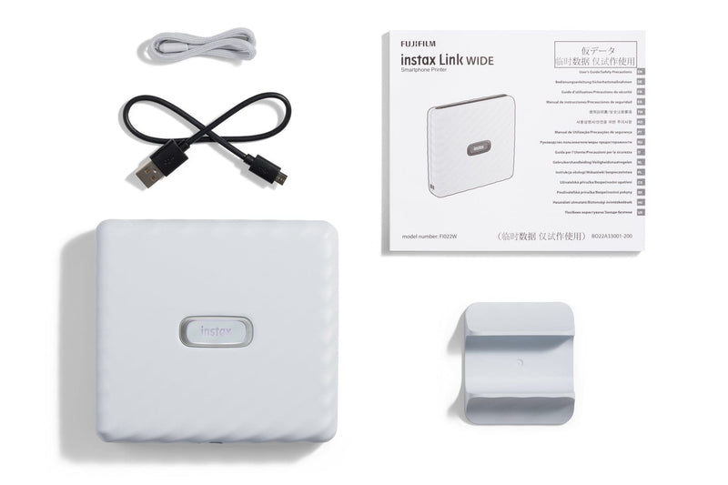 Fujifilm Instax Link Wide Printer - Ash White