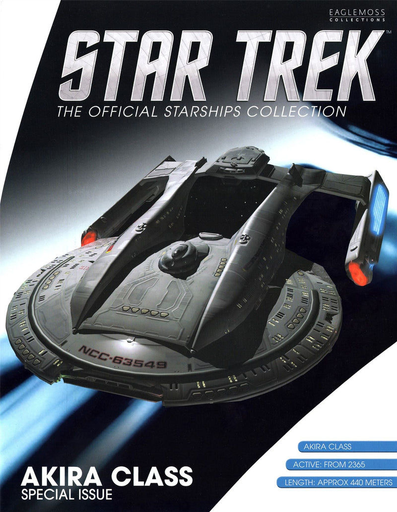 #12 U.S.S. Thunderchild NCC-63549 (Akira-class) XL EDITION Model Die Cast Ship (Eaglemoss / Star Trek)