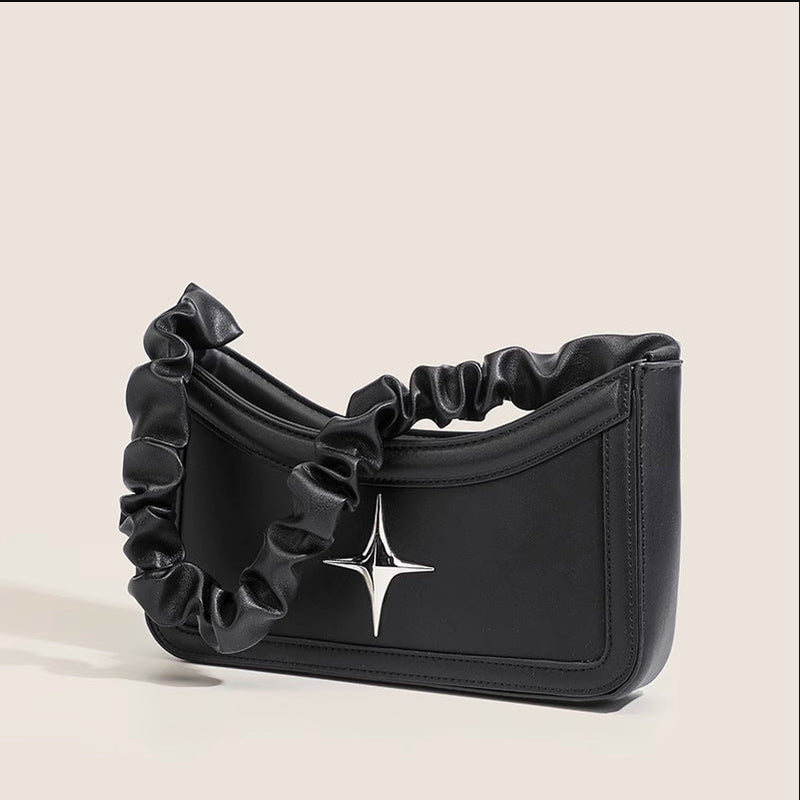French Ins Style Pleated Underarm Bag