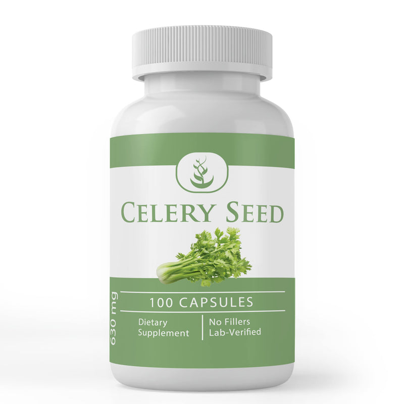 PURE ORIGINAL INGREDIENTS Celery Seed (100 Capsules) - 50 Day Supply