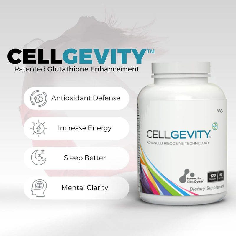 Cellgevity Advanced RiboCeine – 120 Veggie Capsules | 60 Servings