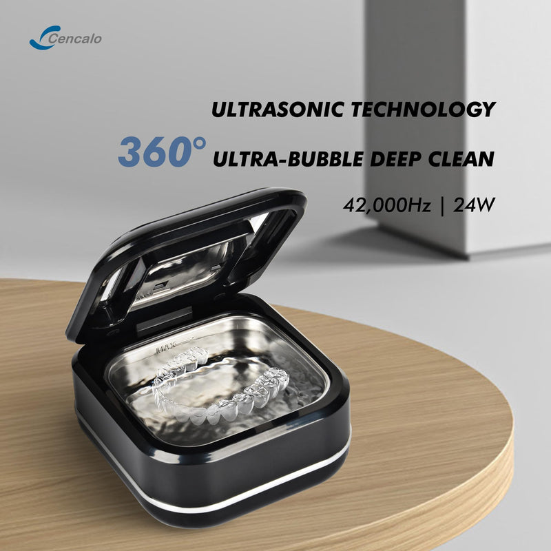 FSA/HSA Eligible 2-in-1 Ultrasonic & UV Dental Cleaner - 42kHz, 180ml Pod