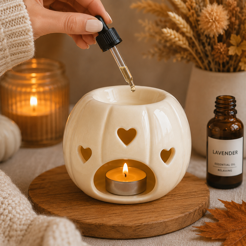 White Pumpkin Oil Burner