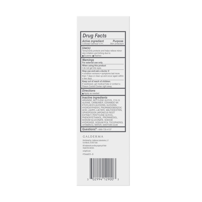 Cetaphil Eczema Restoraderm Itch Relief Gel — 0.5% Colloidal Oatmeal, Steroid-Free, 2 fl oz