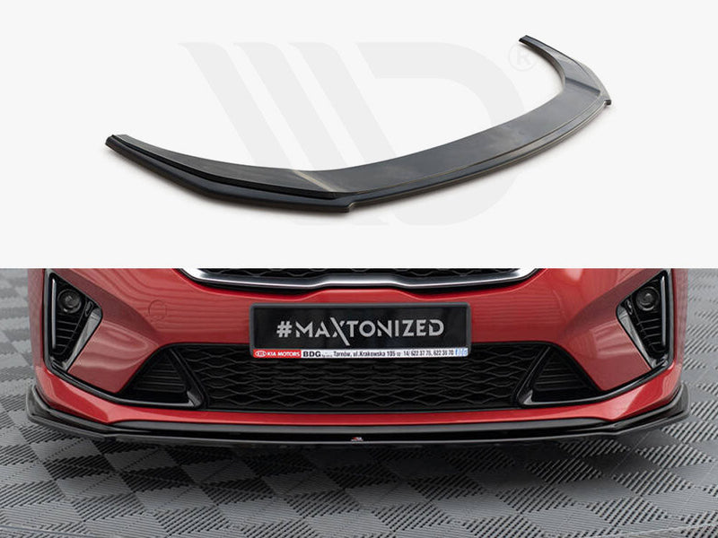 Maxton Design - FRONT SPLITTER V.1 KIA CEED GT / GT-LINE MK3 / PROCEED MK1