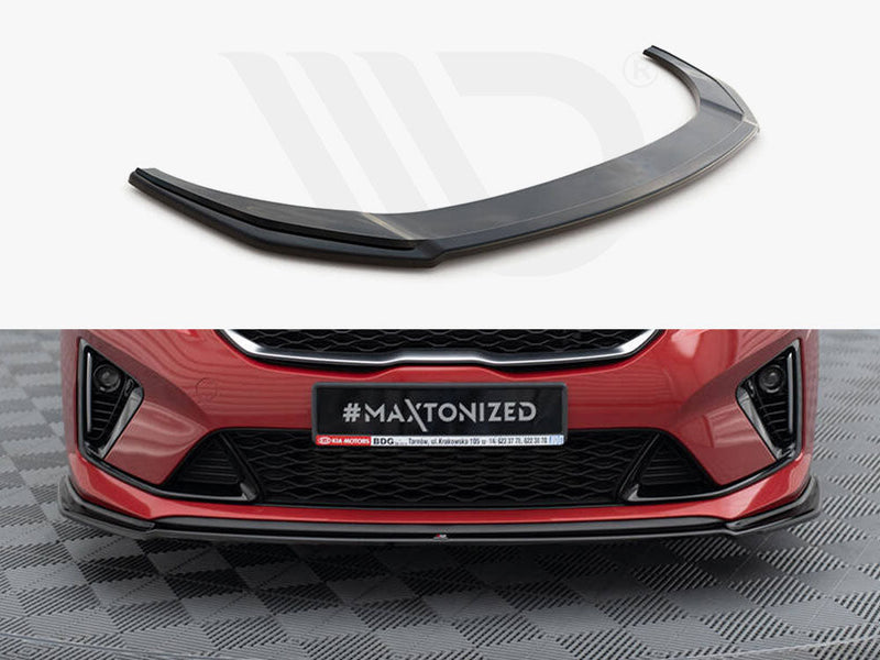 Maxton Design - FRONT SPLITTER V.2 KIA CEED GT / GT-LINE MK3 / PROCEED MK1