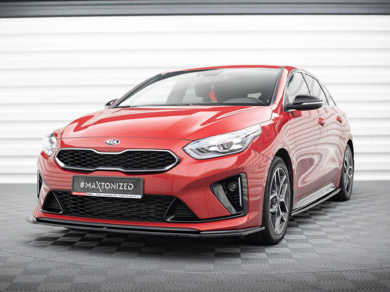 Maxton Design - FRONT SPLITTER V.3 KIA CEED GT / GT-LINE MK3 / PROCEED MK1