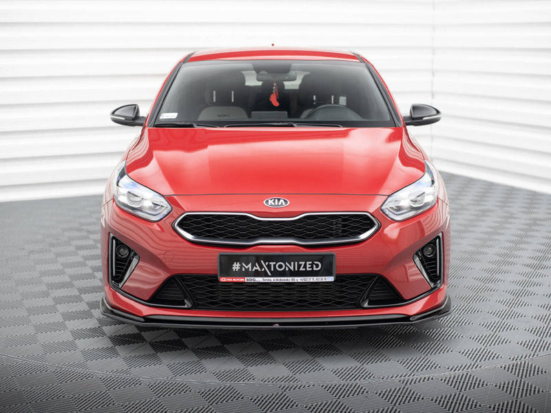 Maxton Design - FRONT SPLITTER V.3 KIA CEED GT / GT-LINE MK3 / PROCEED MK1
