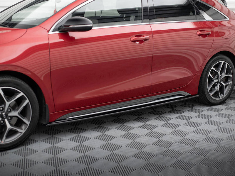 Maxton Design - SIDE SKIRTS DIFFUSERS KIA CEED GT / GT-LINE MK3 / PROCEED MK1