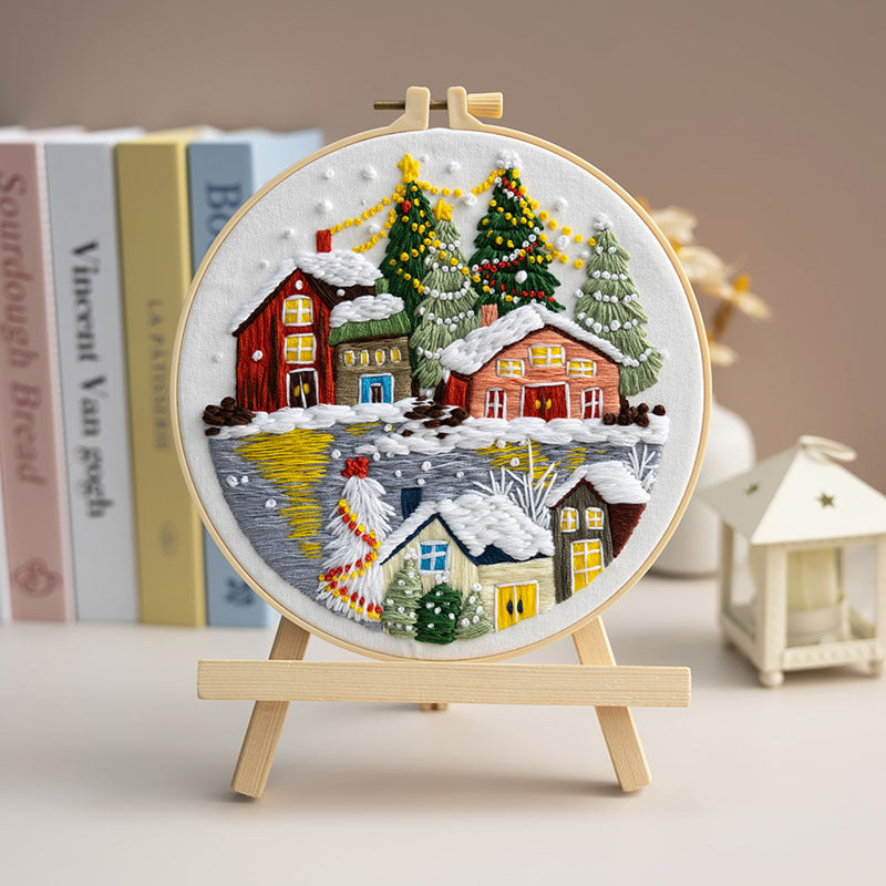 Embroidered Handicraft DIY Material Christmas Kit Fabric