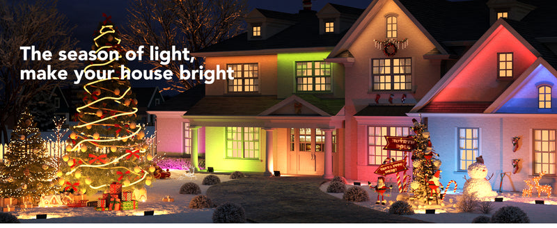 GOVEE RGBICWW LED SMART FLOOD LIGHT 4PCS