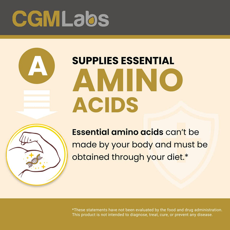 CGMLABS Once A Day Albumin Complex - Egg White Albumin, Whey, Royal Jelly | 200 Tablets
